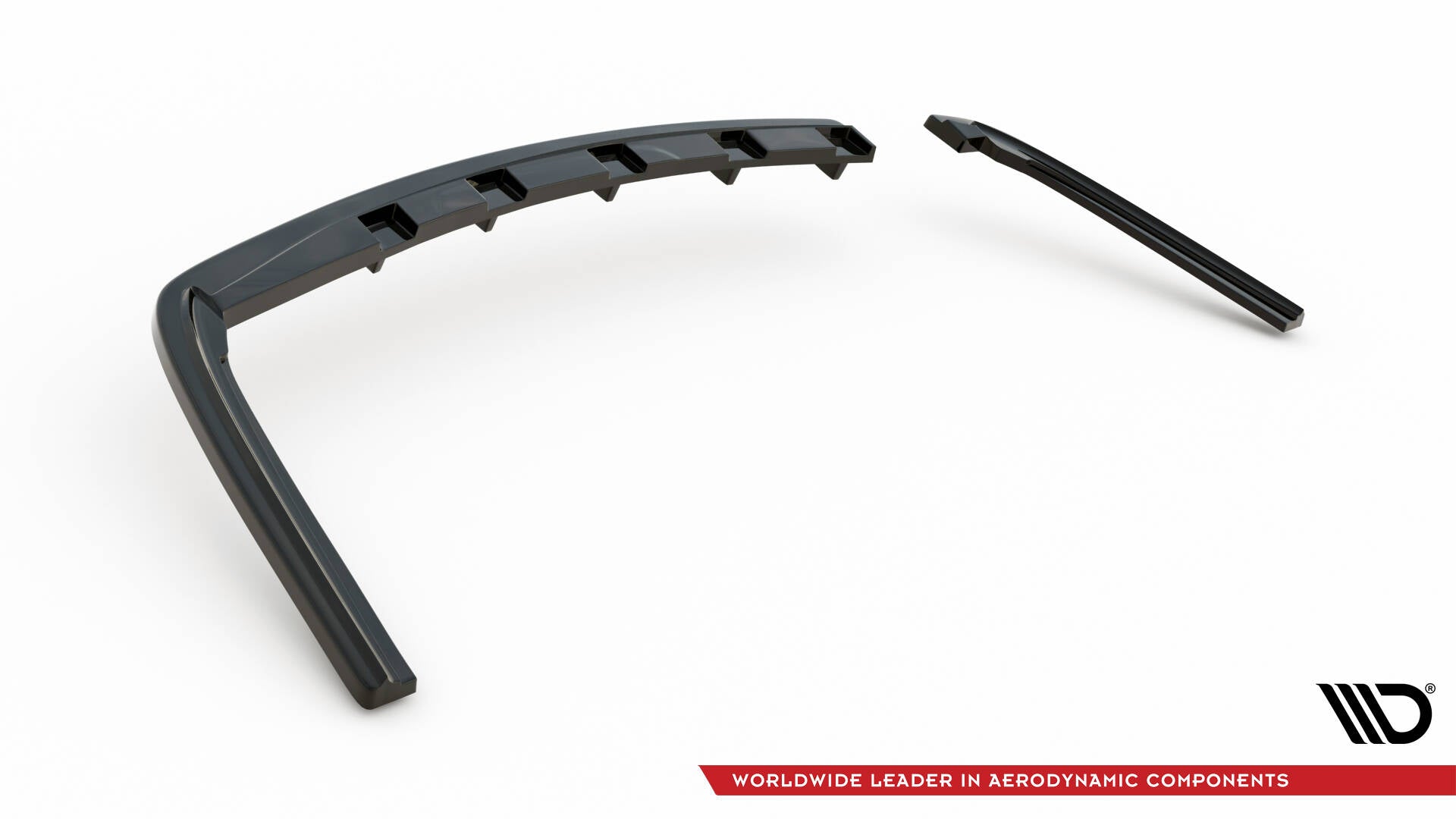 Maxton Design Diffusor Heck Ansatz passend für BMW 5er M-Paket F10 / F11 schwarz Hochglanz