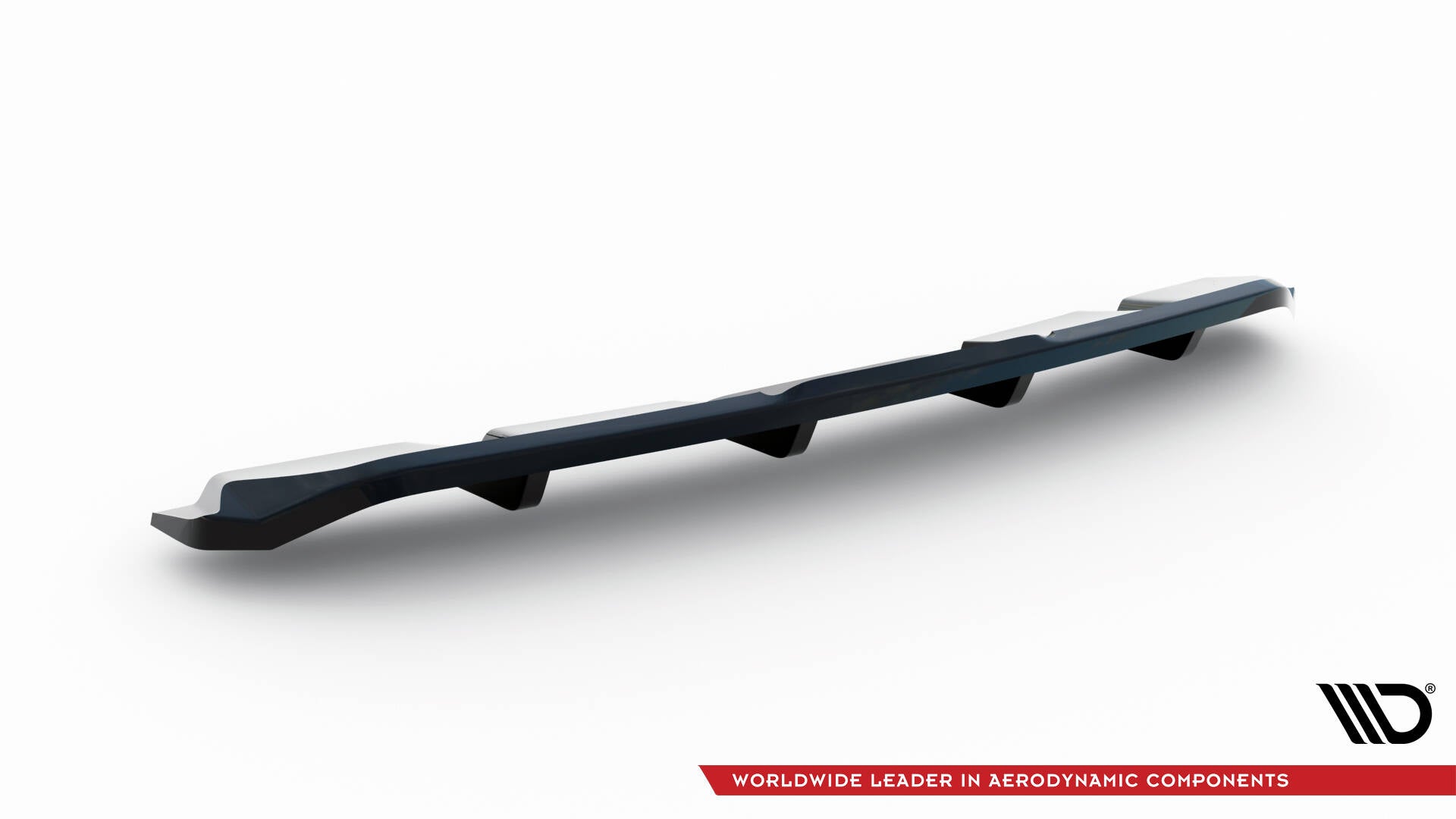 Maxton Design Street+ Mittlerer Diffusor RACE passend für Kia Ceed GT Mk3 Facelift schwarz Hochglanz
