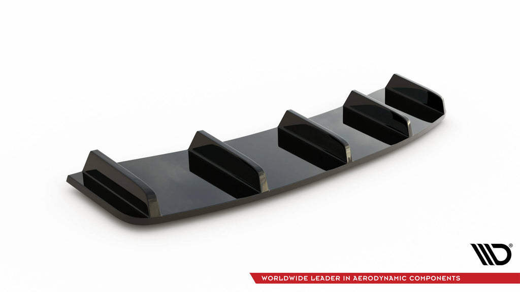 Maxton Design Heckansatz im DTM LOOK Audi A7 S-Line C7 Facelift schwarz Hochglanz für Audi A7