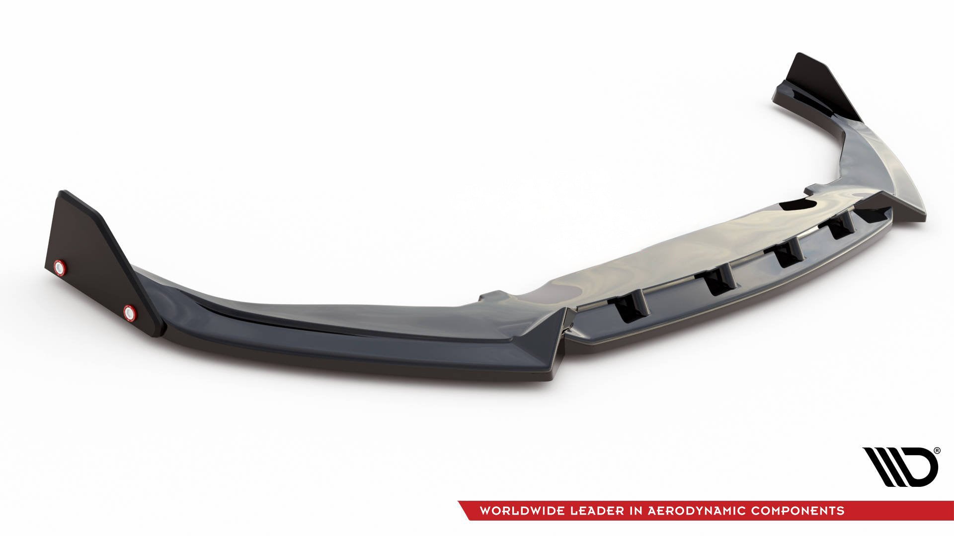 Maxton Design Street+ Spoilerlippe Front Ansatz V.2 + Flaps passend für Toyota GR Yaris Mk4
