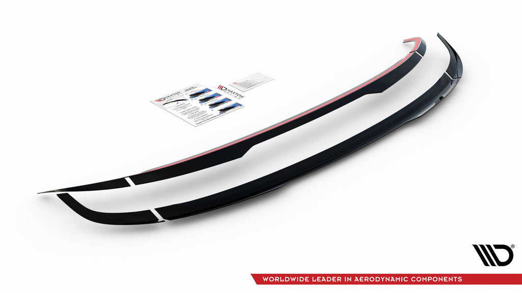 Maxton Design Spoiler CAP passend für Paket Dodge Charger RT Mk7 Facelift schwarz Hochglanz