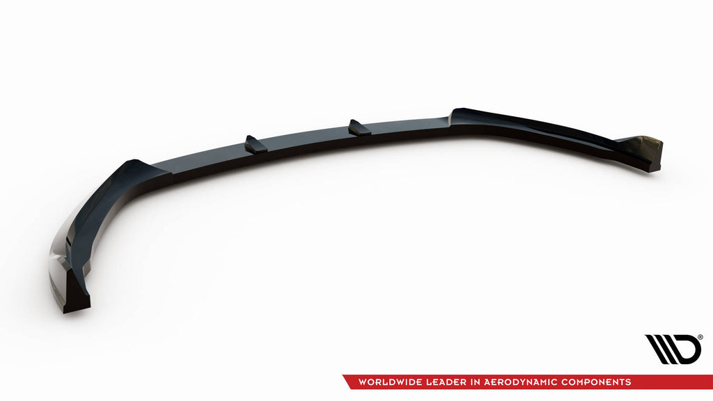Maxton Design Street+ Spoilerlippe Front Ansatz passend für V.1 Opel Astra L (MK6) schwarz Hochglanz