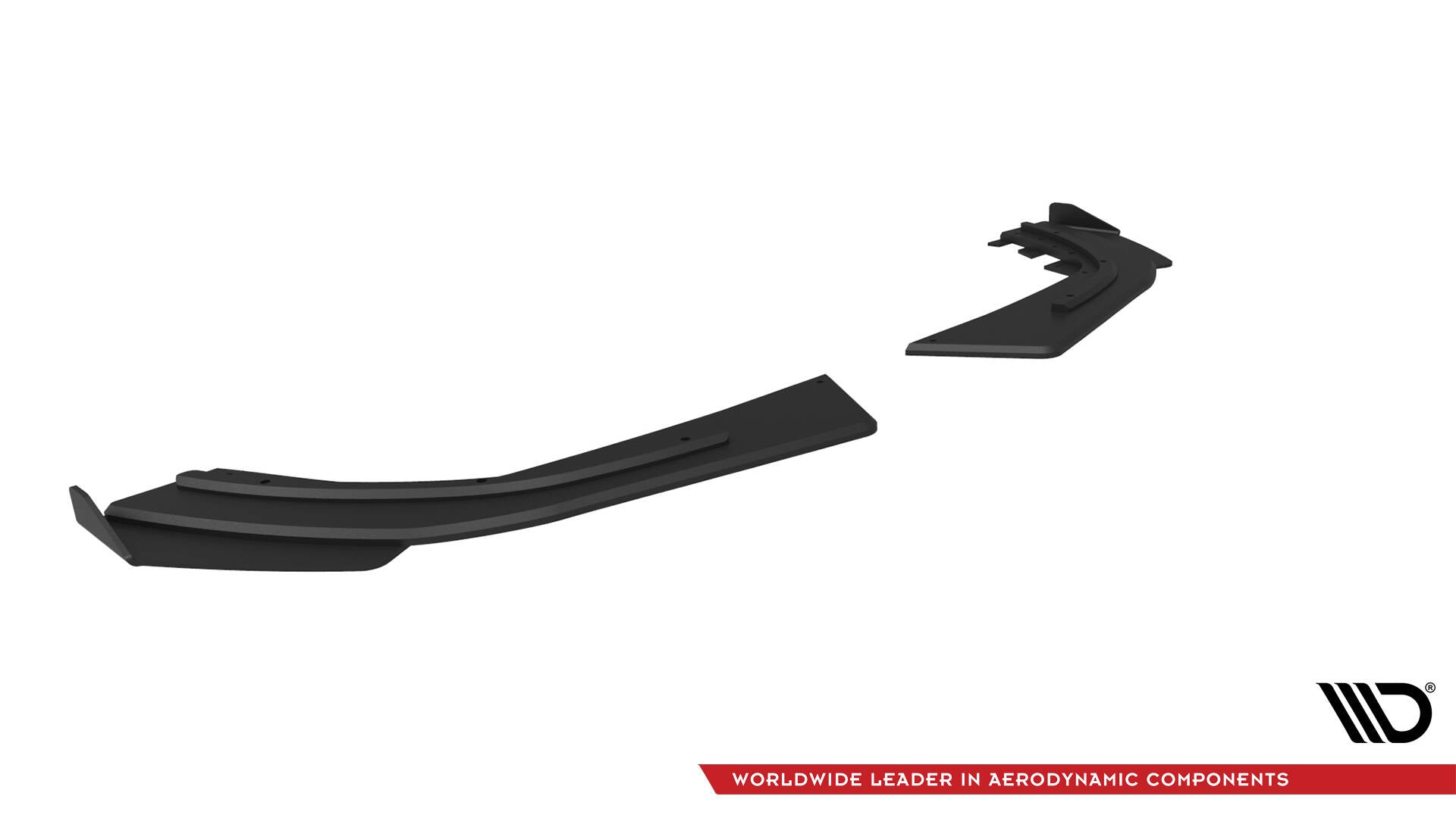 Maxton Design Street Pro Heck Ansatz Flaps Diffusor + Flaps passend für Mercedes-AMG A35 Hatchback W177 schwarz Hochglanz