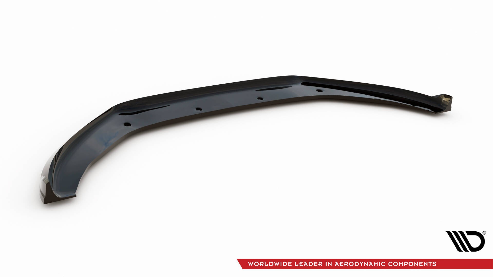 Maxton Design Street+ Spoilerlippe Front Ansatz V.2 passend für Ford Puma ST / ST-Line Mk1 schwarz Hochglanz