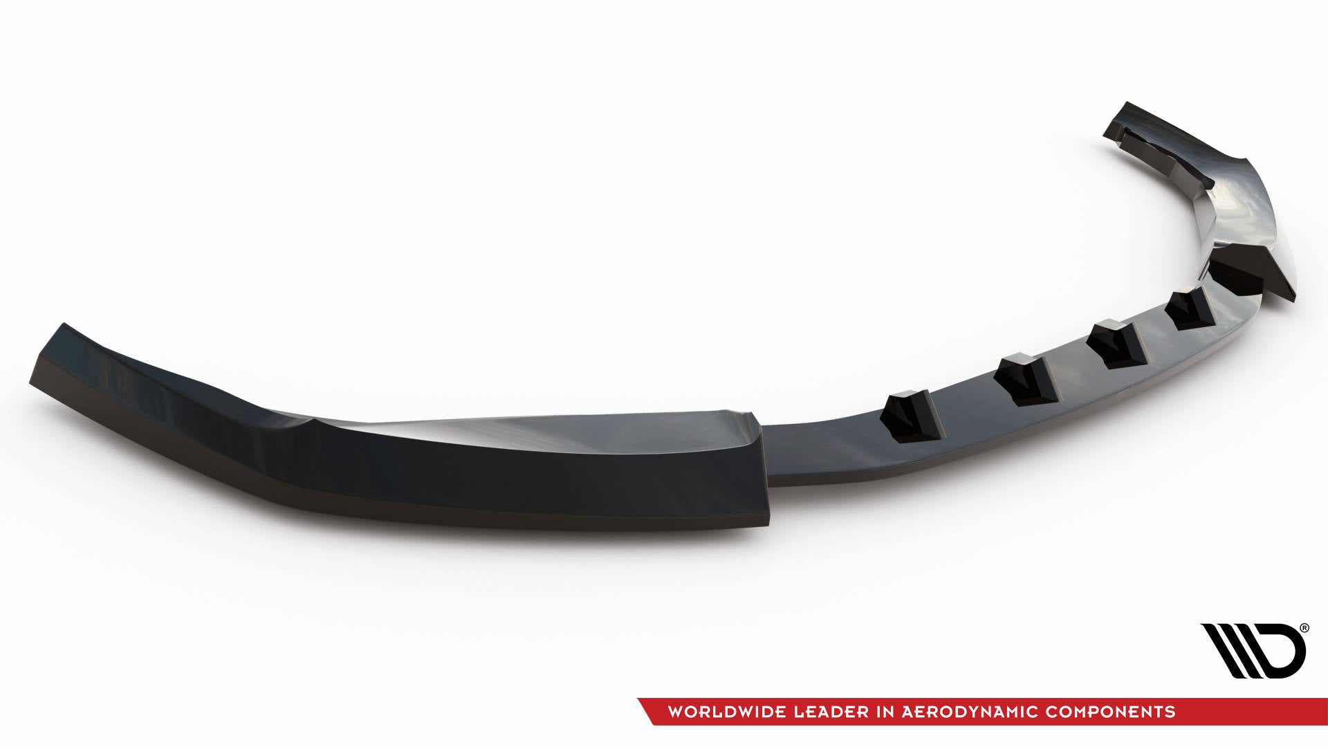 Maxton Design Street+ Spoilerlippe Front Ansatz V.3 passend für BMW M2 G87 schwarz Hochglanz