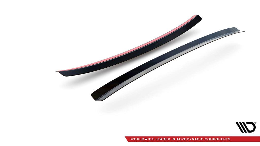 Maxton Design Spoiler CAP passend für RENAULT CLIO MK3 RS schwarz Hochglanz