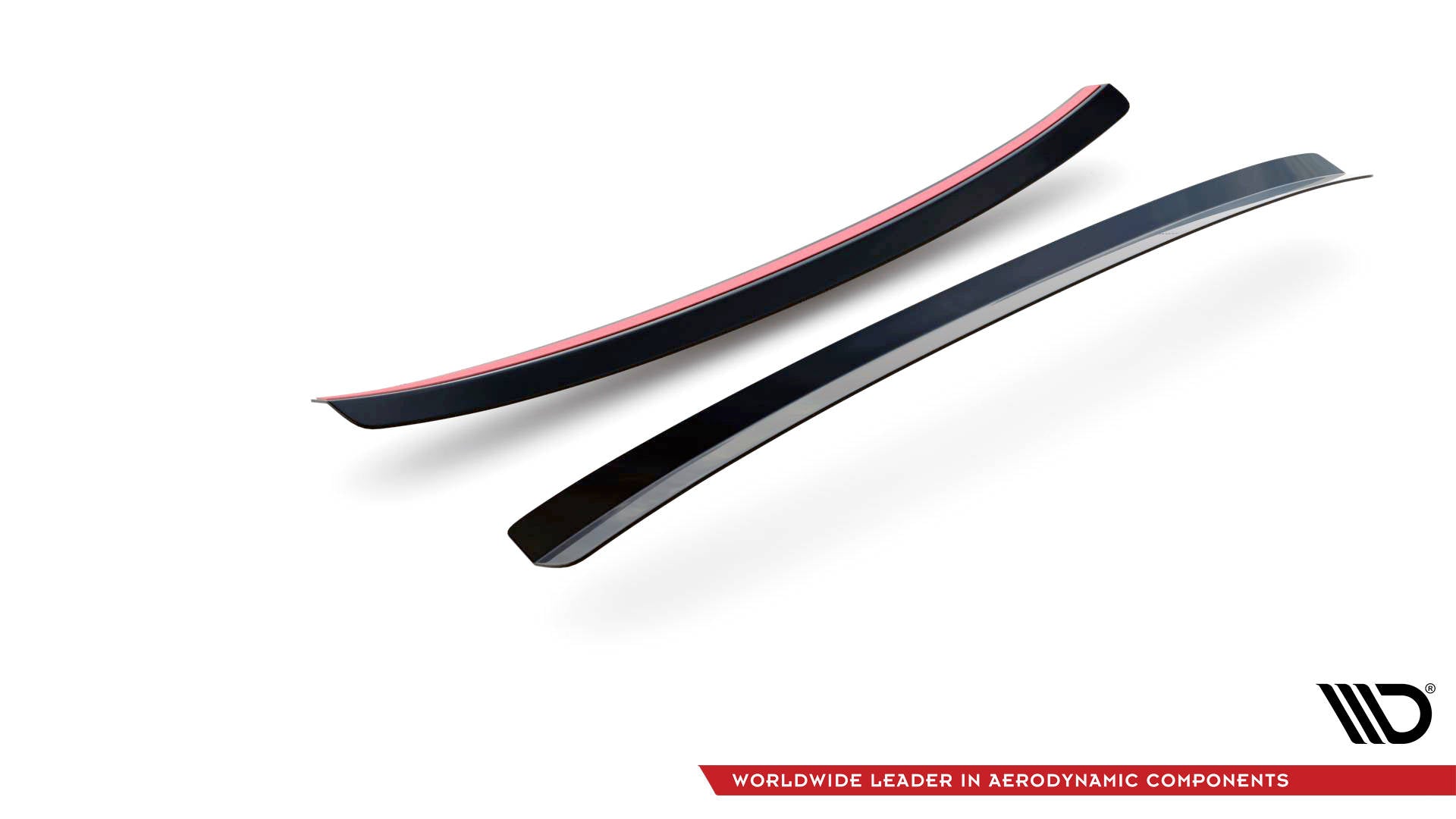 Maxton Design Spoiler CAP passend für RENAULT CLIO MK3 RS schwarz Hochglanz