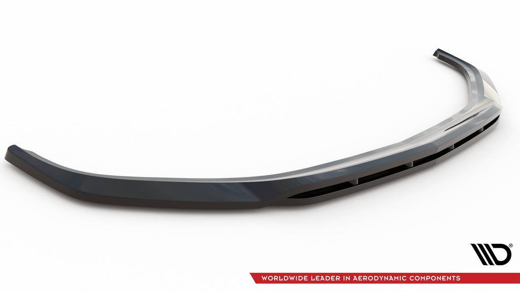 Maxton Design Street+ Spoilerlippe Front Ansatz passend für Bentley Continental GT Coupe Mk3 schwarz Hochglanz
