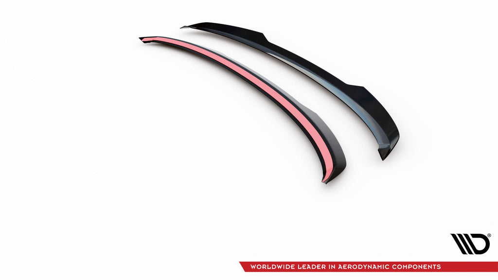 Maxton Design Spoiler CAP passend für VW T-Roc R / R-Line Mk1 schwarz Hochglanz