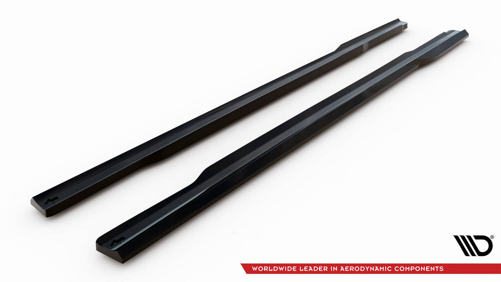 Maxton Design Street+ Seitenschweller Leisten passend für Mercedes-Benz CLE AMG-Line C236 schwarz Hochglanz