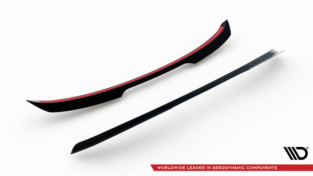Maxton Design Spoiler CAP passend für Ford Focus ST Mk2 Facelift schwarz Hochglanz