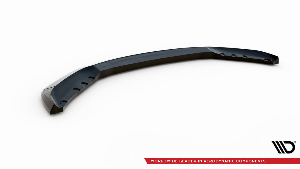 Maxton Design Street+ Spoilerlippe Front Ansatz V.1 passend für BMW 4er Coupe / Gran Coupe / Cabrio F32 / F36 / F33 schwarz Hochglanz