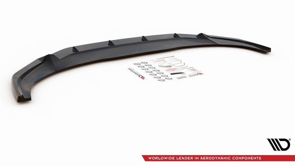 Maxton Design Front Ansatz V.2 für Audi Q3 Sportback S-Line Carbon Look