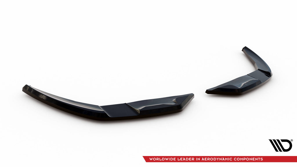 Maxton Design Heck Ansatz Flaps Diffusor passend für Ford Edge ST Mk2 Facelift schwarz Hochglanz