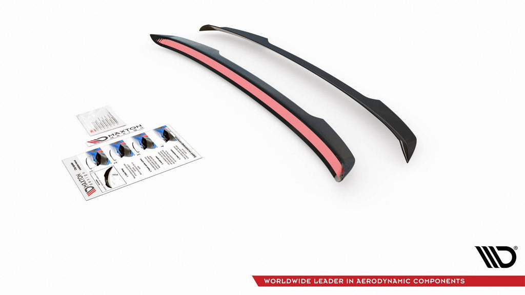 Maxton Design Spoiler CAP passend für VW Passat B8 Variant schwarz Hochglanz