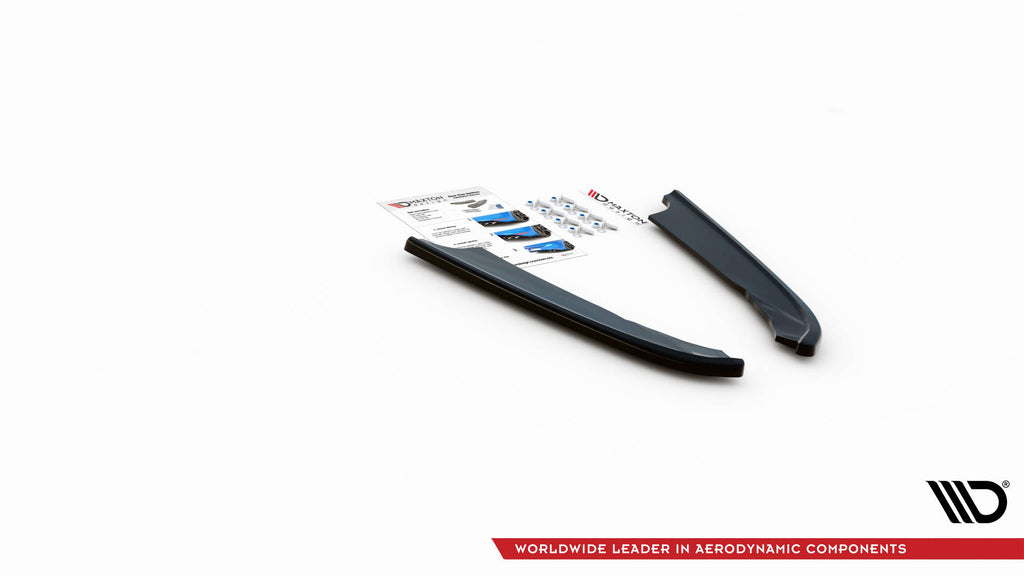 Maxton Design Heck Ansatz Flaps Diffusor passend für Hyundai I40 Mk1 schwarz Hochglanz