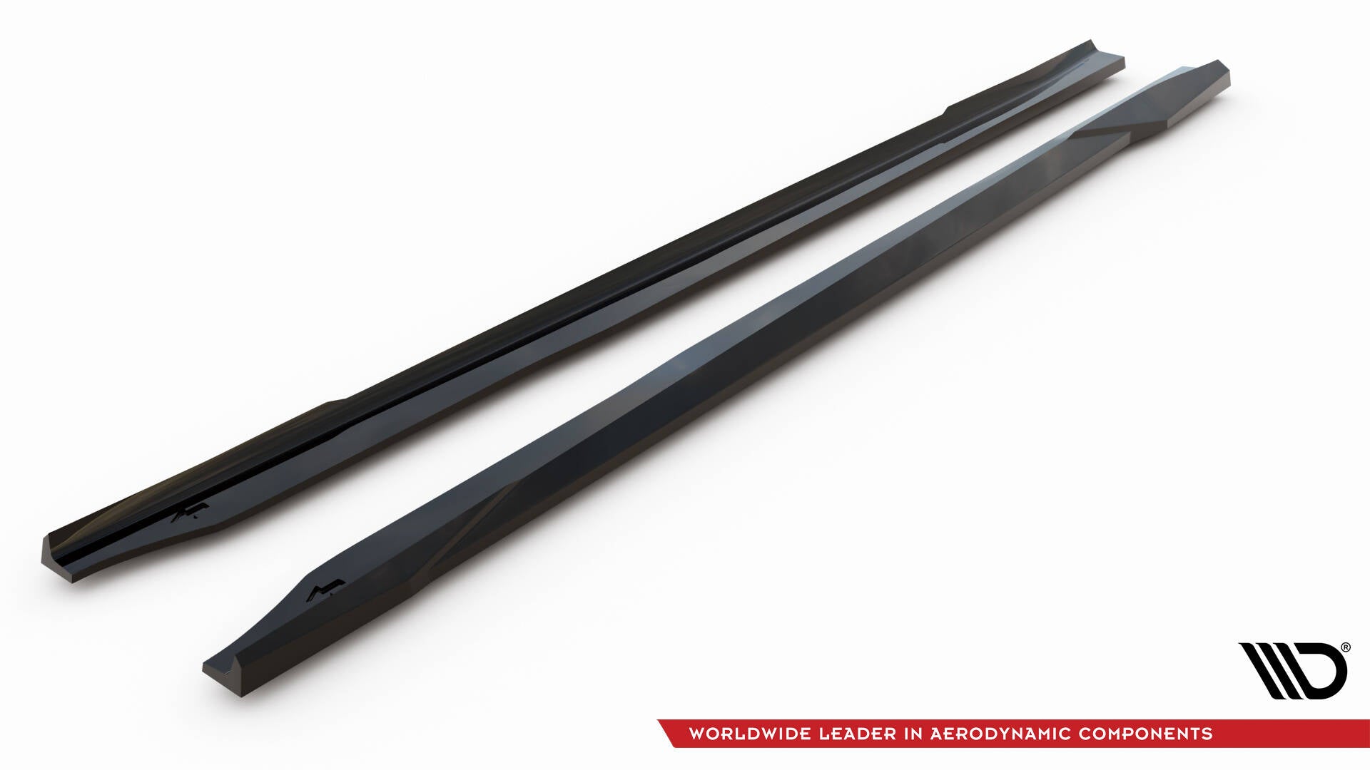 Maxton Design Street+ Seitenschweller Leisten V.2 passend für BMW M2 G87 schwarz Hochglanz