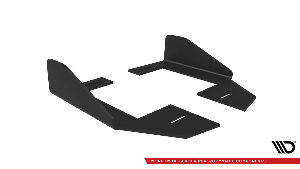 Maxton Design Seitenschweller Flaps passend für Kia Proceed GT / GT-Line Mk1 Facelift / Ceed GT Mk3 Facelift schwarz Hochglanz