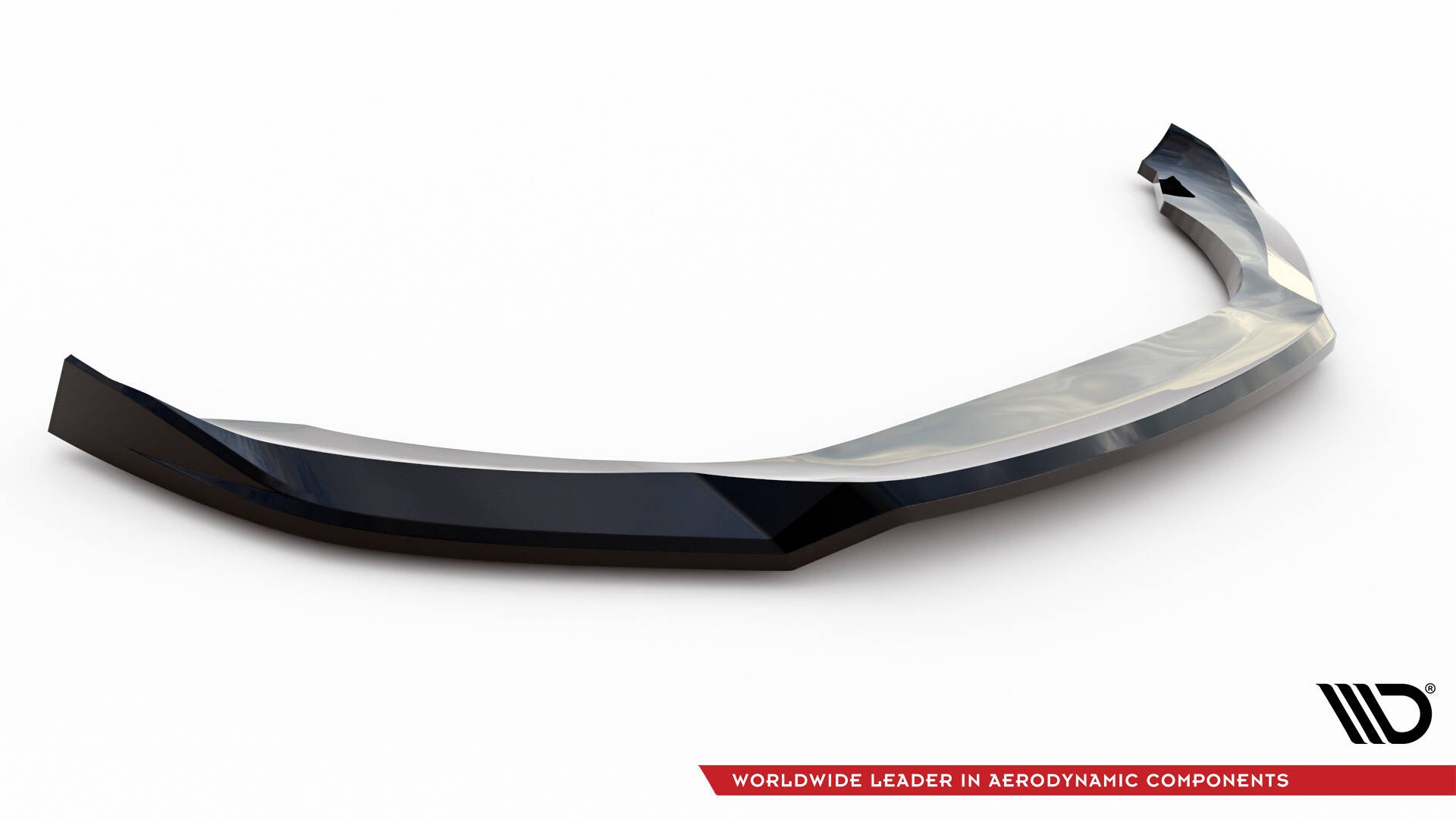 Maxton Design Street+ Spoilerlippe Front Ansatz V.1 passend für Maserati Ghibli Mk3 Facelift schwarz Hochglanz