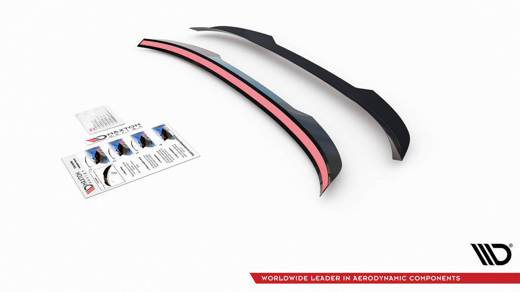 Maxton Design Spoiler CAP passend für Honda Civic Tourer Mk9 schwarz Hochglanz