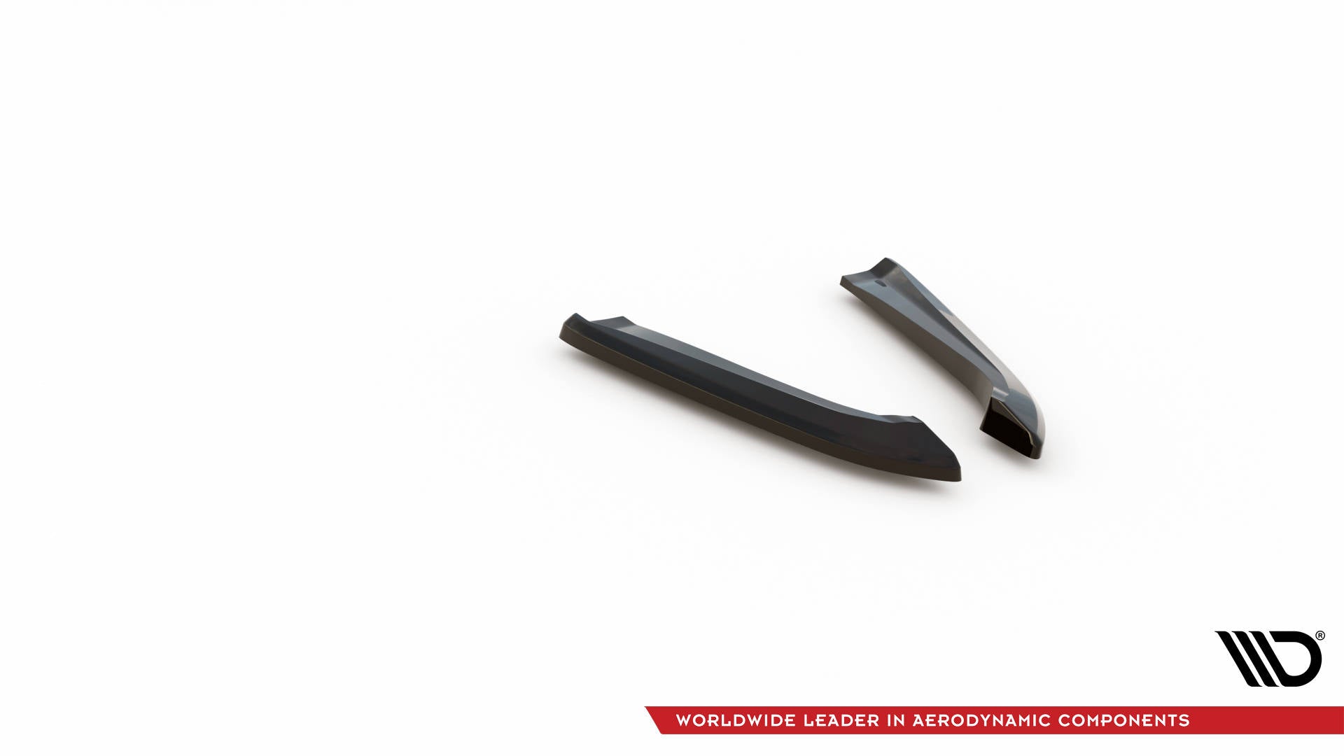 Maxton Design Heck Ansatz Flaps Diffusor passend für Audi RS6 Avant C6 schwarz Hochglanz