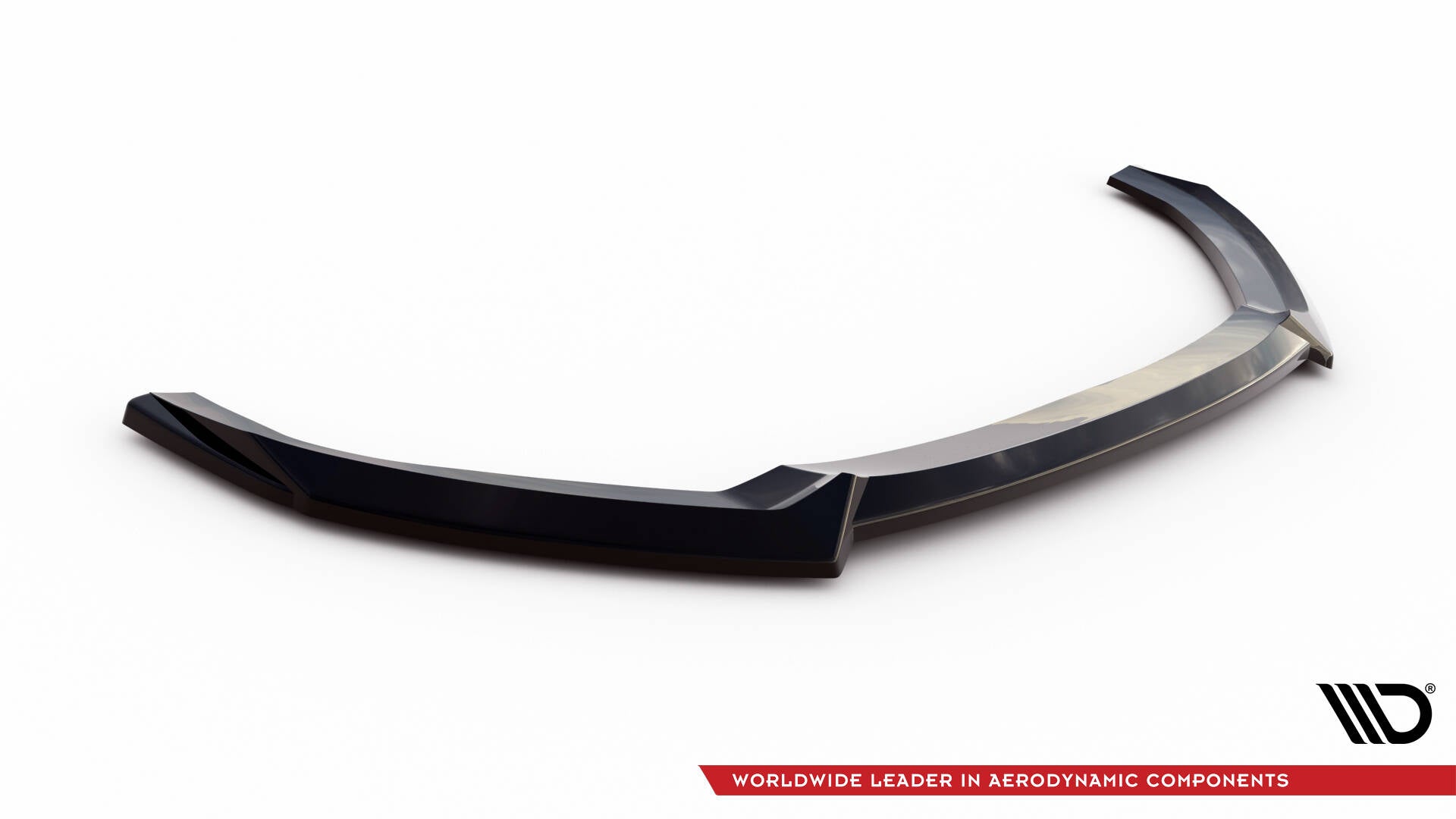 Maxton Design Street+ Spoilerlippe Front Ansatz V.2 passend für Audi A3 Sportback 8V Facelift schwarz Hochglanz