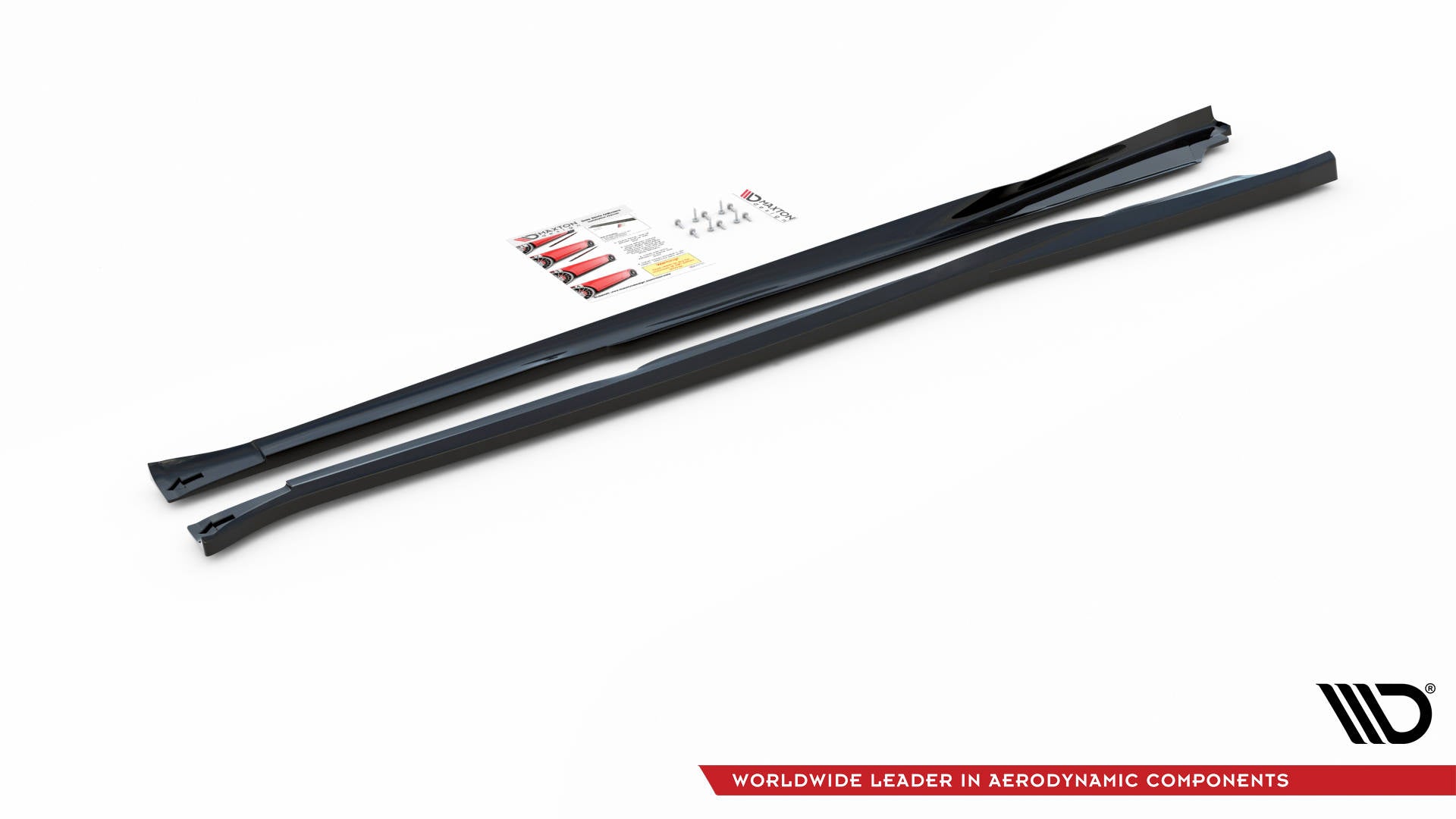 Maxton Design Street+ Seitenschweller Leisten V.2 passend für Nissan 370Z schwarz Hochglanz