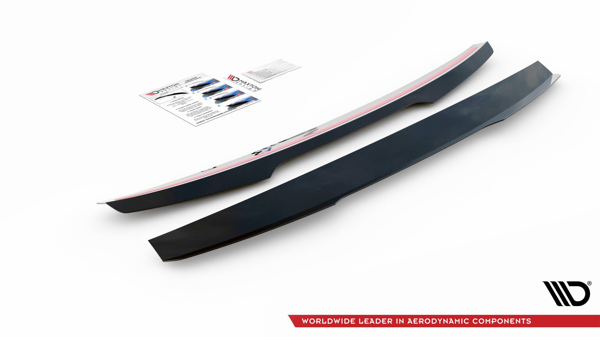 Maxton Design Spoiler CAP passend für VW Caddy Mk5 schwarz Hochglanz