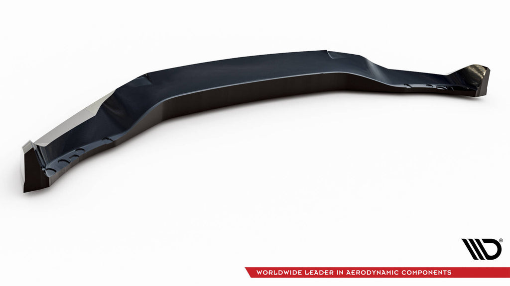 Maxton Design Street+ Spoilerlippe Front Ansatz V.2 passend für BMW X5 M-Paket G05 schwarz Hochglanz