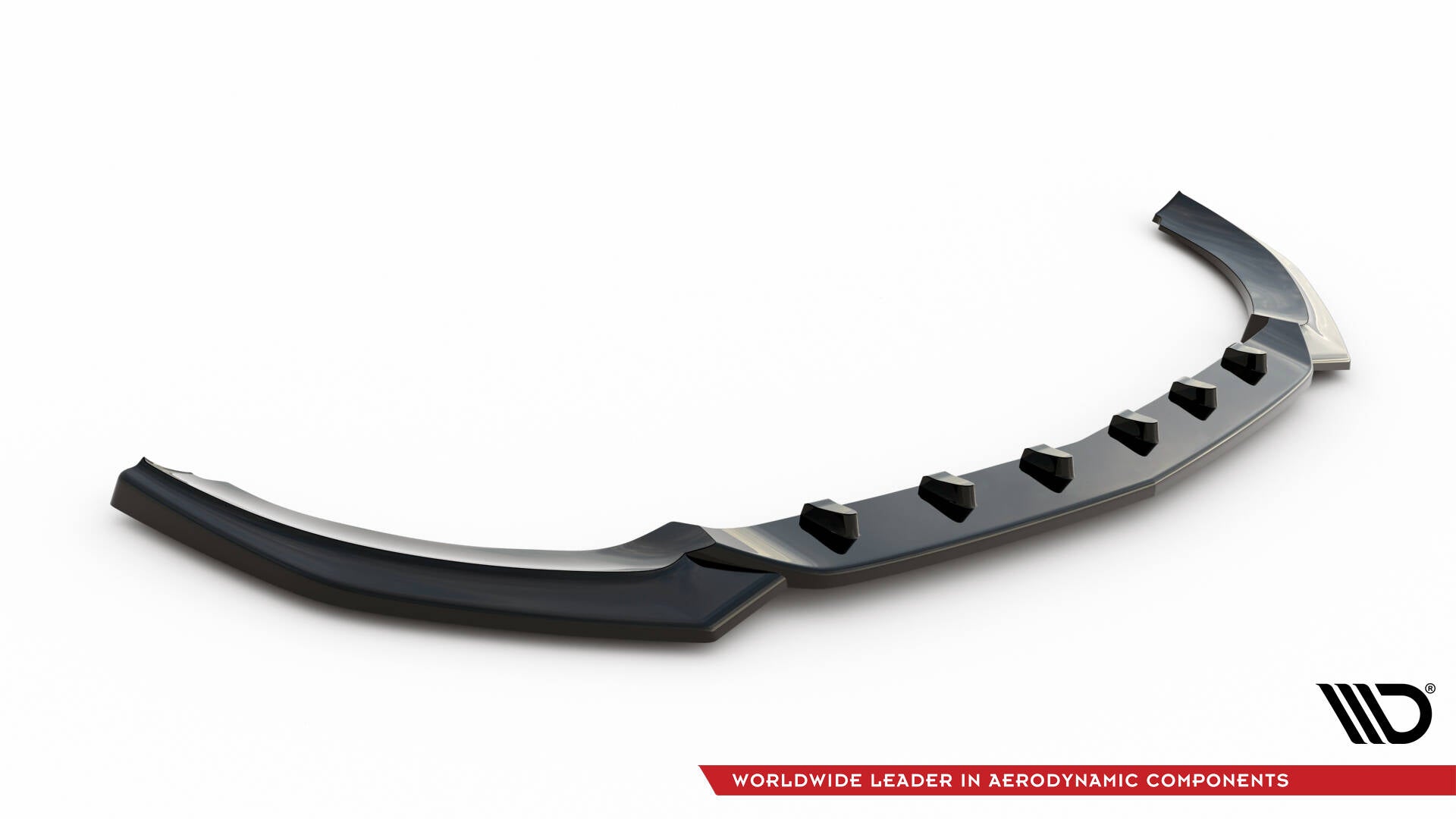 Maxton Design Street+ Spoilerlippe Front Ansatz passend für Mercedes-Benz E W213 schwarz Hochglanz