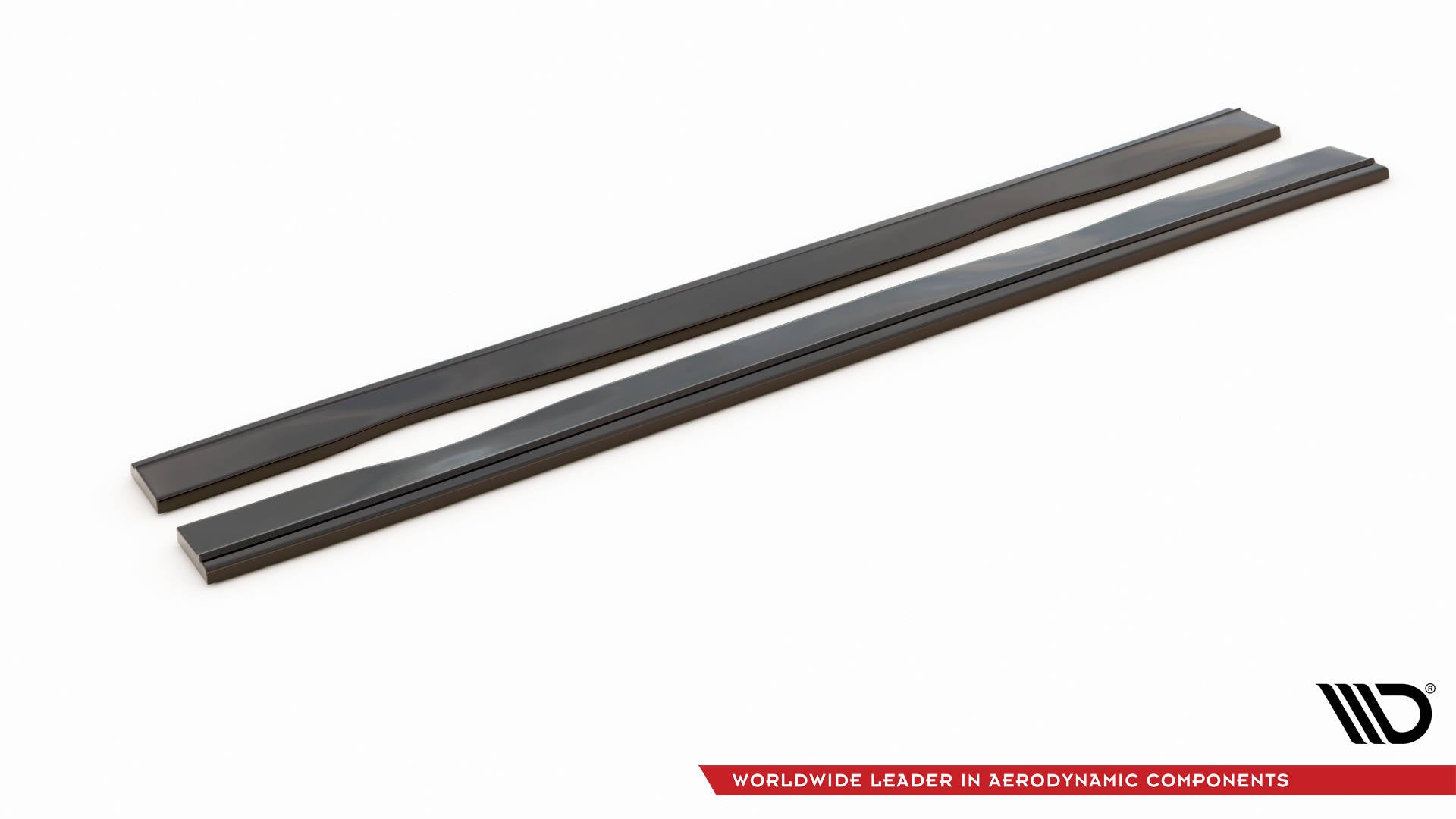 Maxton Design Street+ Seitenschweller Leisten passend für RENAULT CLIO MK3 RS schwarz Hochglanz