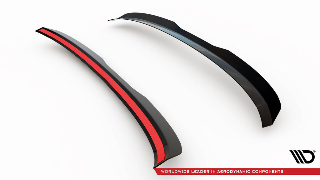 Maxton Design Spoiler CAP V.1 passend für BMW 1er M-Paket / M140i / Standard F20 schwarz Hochglanz