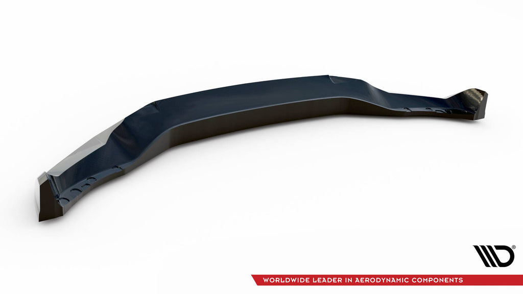Maxton Design Street+ Spoilerlippe Front Ansatz V.2 passend für BMW X5 M-Paket G05 Facelift schwarz Hochglanz