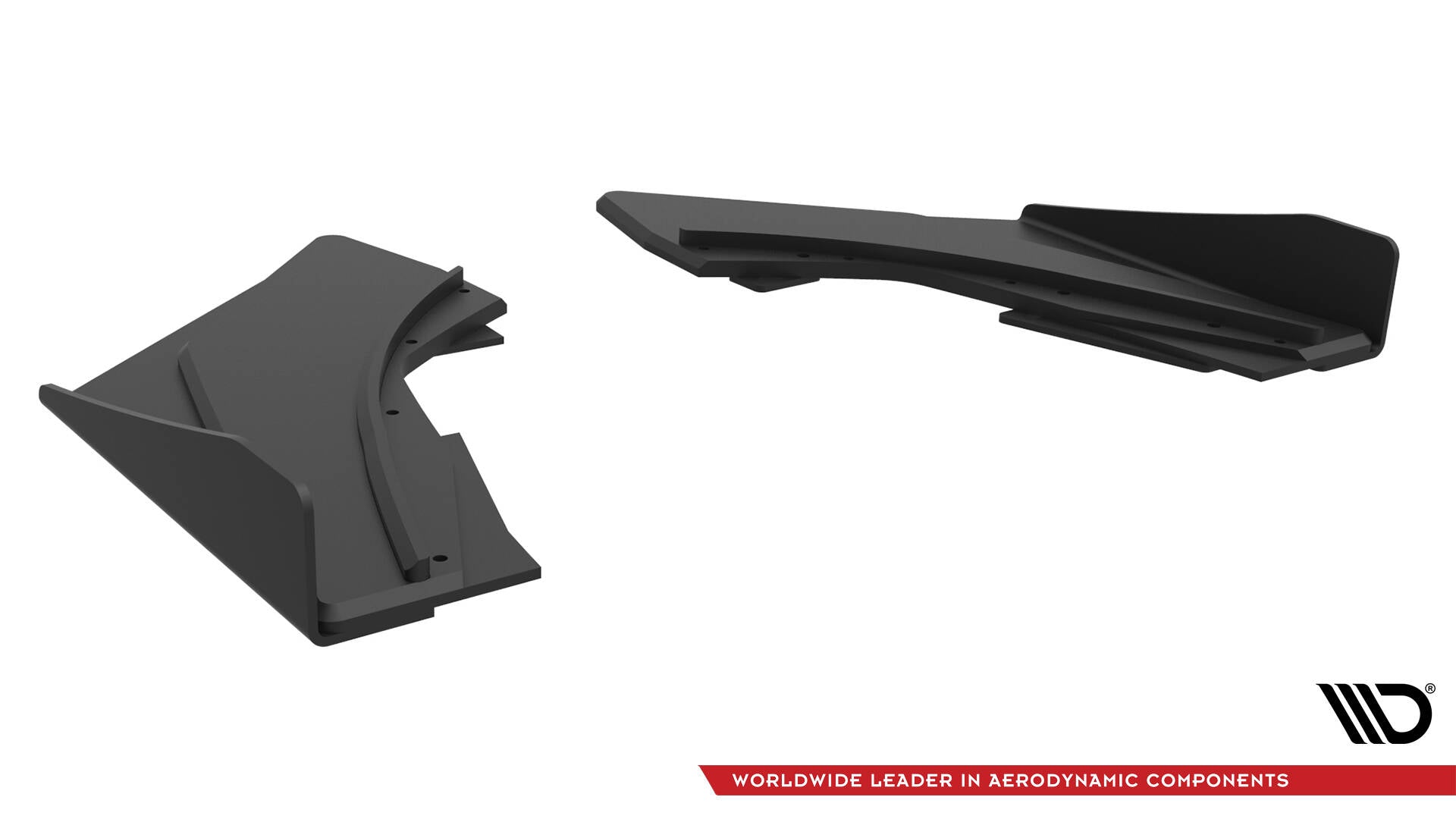 Maxton Design Street Pro Heck Ansatz Flaps Diffusor + Flaps passend für Audi S3 Limousine 8V schwarz Hochglanz