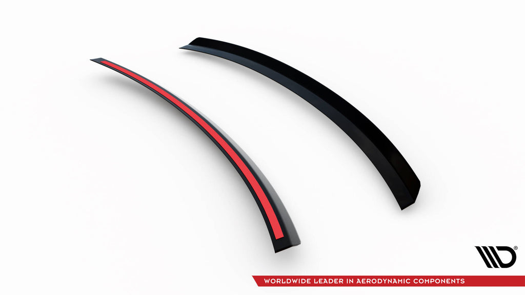 Maxton Design Spoiler CAP passend für Ford Mustang / Mustang GT Mk6 schwarz Hochglanz
