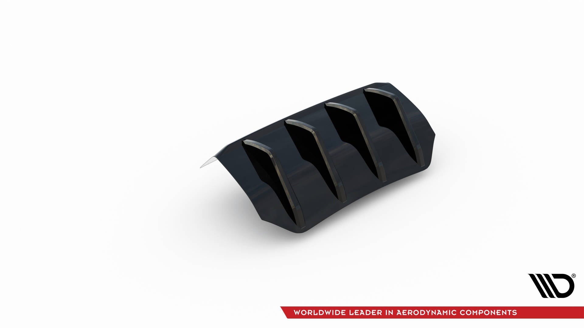 Maxton Design Diffusor Heck Ansatz passend für Porsche Macan Mk1 Facelift 2 schwarz Hochglanz