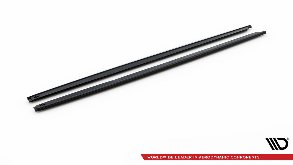 Maxton Design Street+ Seitenschweller Leisten V.2 passend für Toyota Yaris Mk4 schwarz Hochglanz