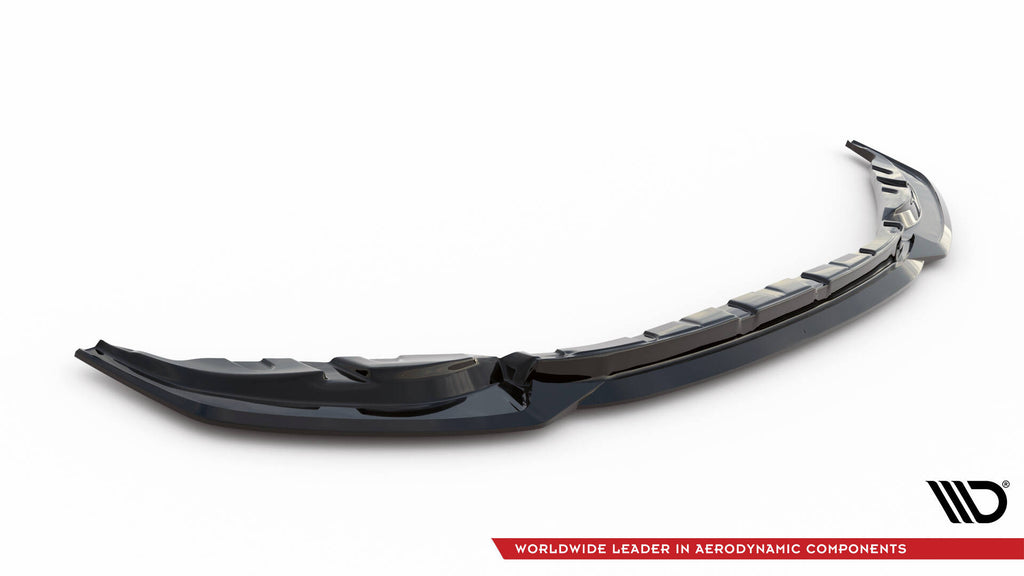 Maxton Design Street+ Spoilerlippe Front Ansatz passend für BMW M2 M-Performance G87 schwarz Hochglanz