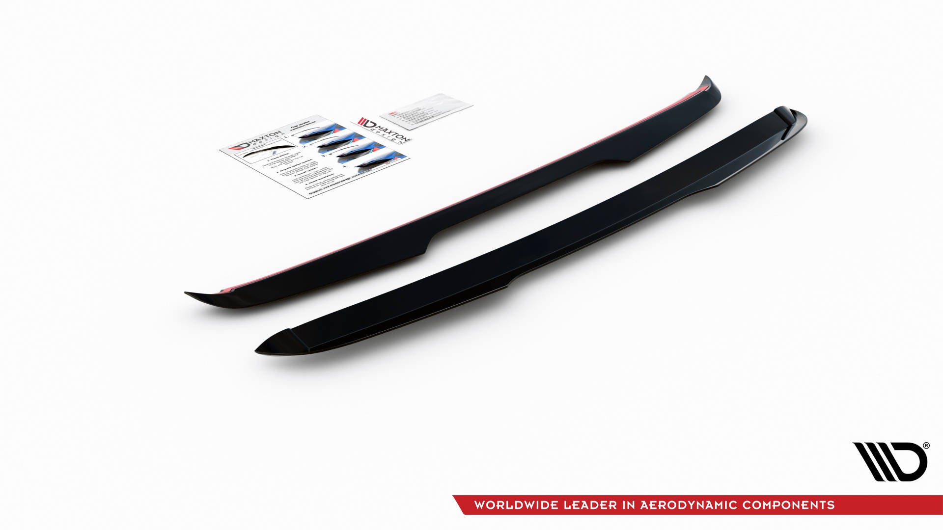 Maxton Design Spoiler CAP passend für Toyota RAV4 Mk5 schwarz Hochglanz