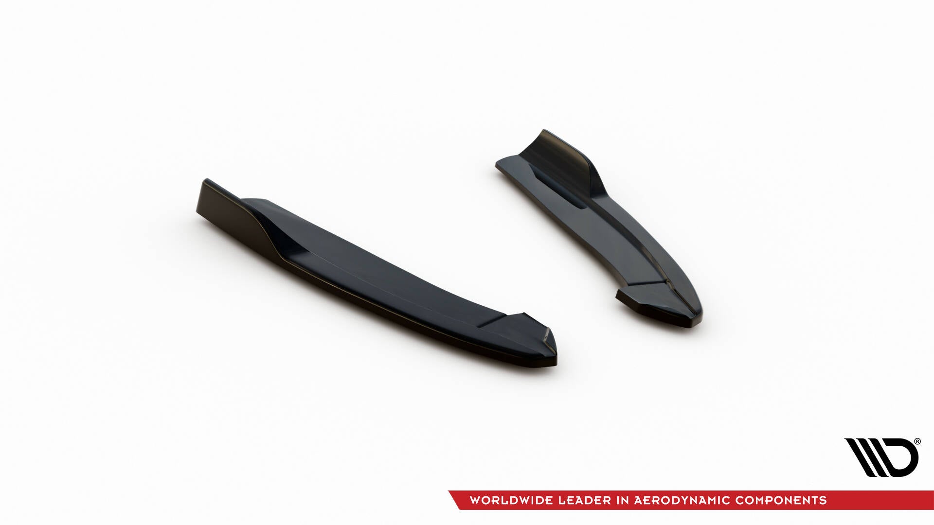 Maxton Design Heck Ansatz Flaps Diffusor V.8 passend für Ford Focus Kombi ST Mk4 schwarz Hochglanz