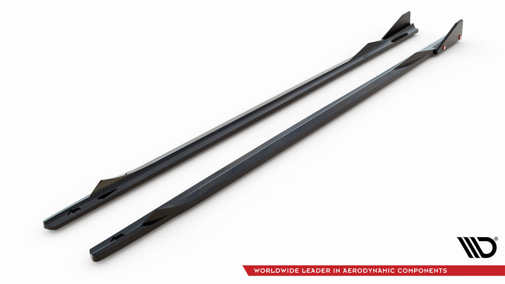 Maxton Design Street+ Seitenschweller Leisten V.2 passend für + Flaps passend für BMW 2 Coupe M-Paket / M240i G42