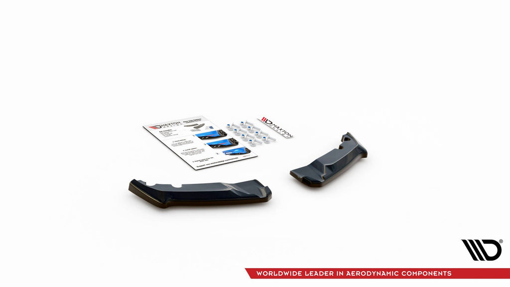 Maxton Design Heck Ansatz Flaps Diffusor V.3 passend für Toyota GR Yaris Mk4 schwarz Hochglanz