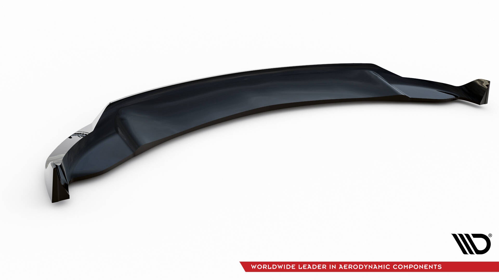 Maxton Design Street+ Spoilerlippe Front Ansatz V.2 passend für Tesla Model Y schwarz Hochglanz
