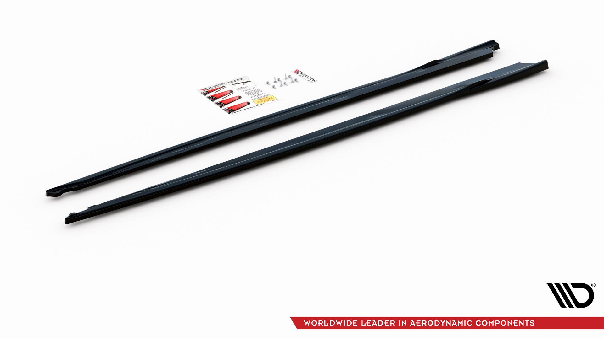 Maxton Design Street+ Seitenschweller Leisten passend für V.3 passend für Toyota Supra Mk5 schwarz Hochglanz