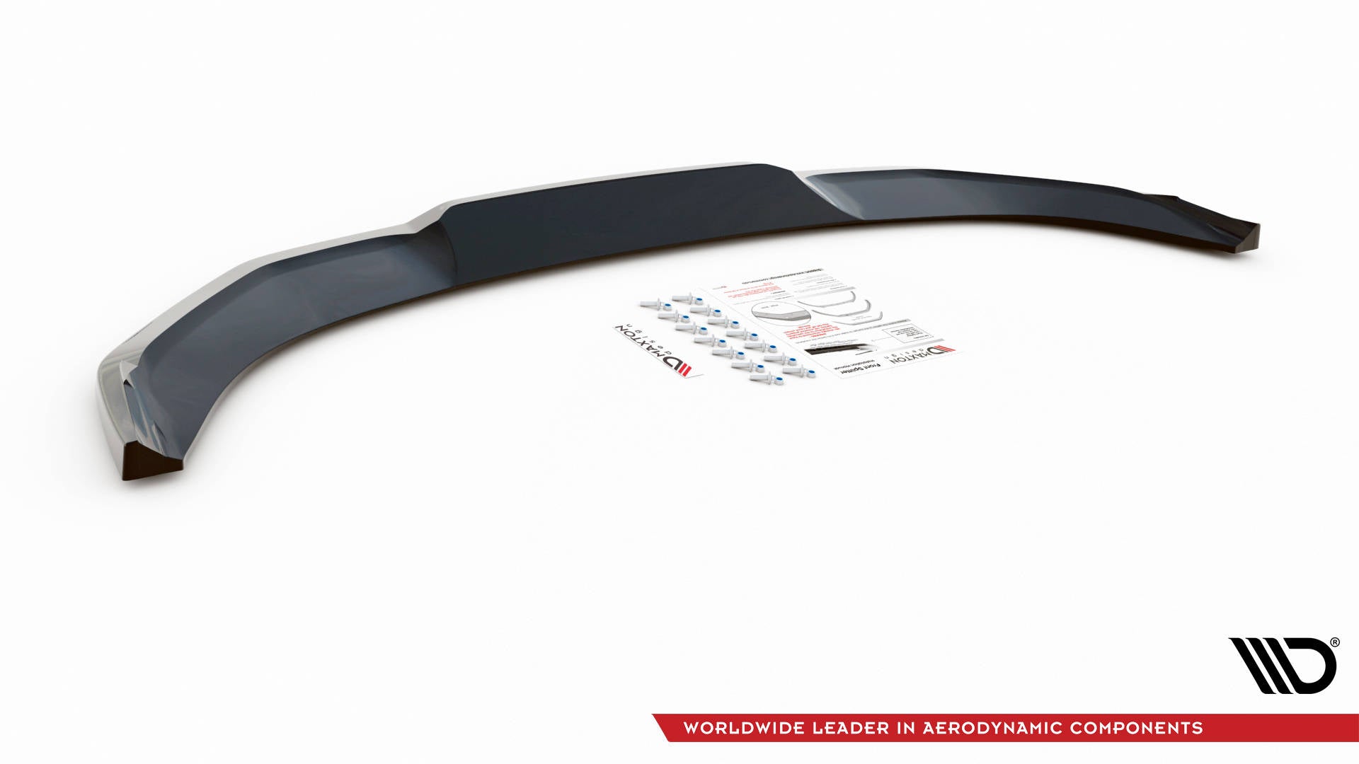 Maxton Design Street+ Spoilerlippe Front Ansatz V.3 passend für Nissan 370Z Nismo Facelift schwarz Hochglanz