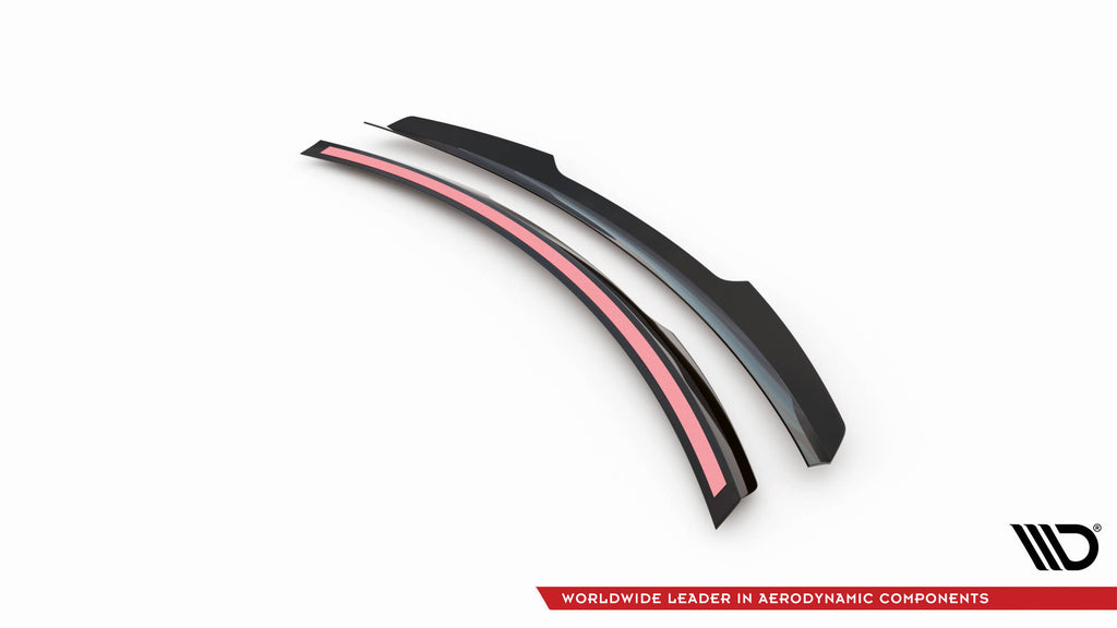 Maxton Design Spoiler CAP passend für Mercedes-Benz CLK Cabriolet A209 schwarz Hochglanz