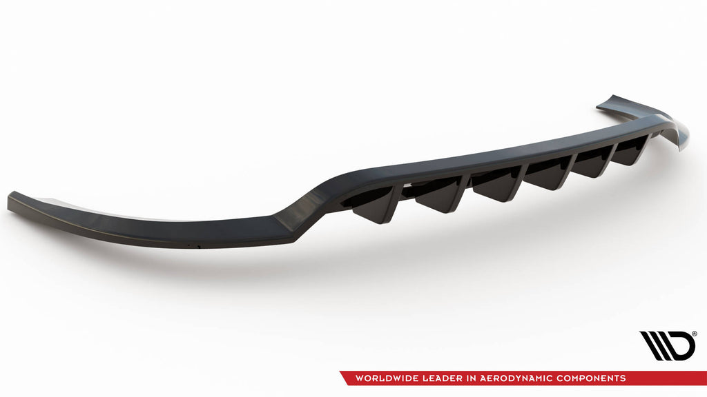 Maxton Design Street+ Mittlerer Diffusor RACE passend für Hyundai ix35 Mk1 schwarz Hochglanz