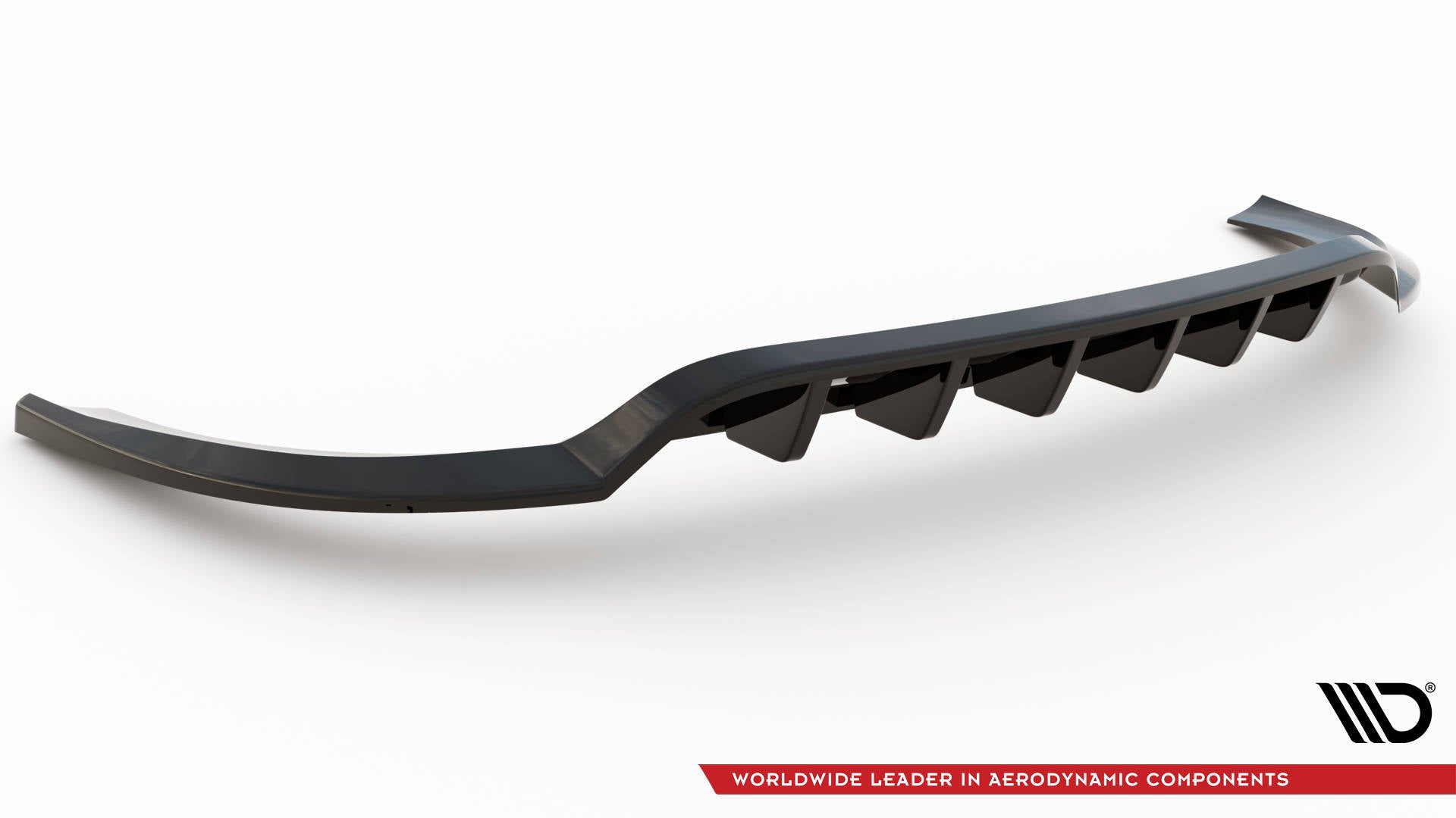 Maxton Design Street+ Mittlerer Diffusor RACE passend für Hyundai ix35 Mk1 schwarz Hochglanz