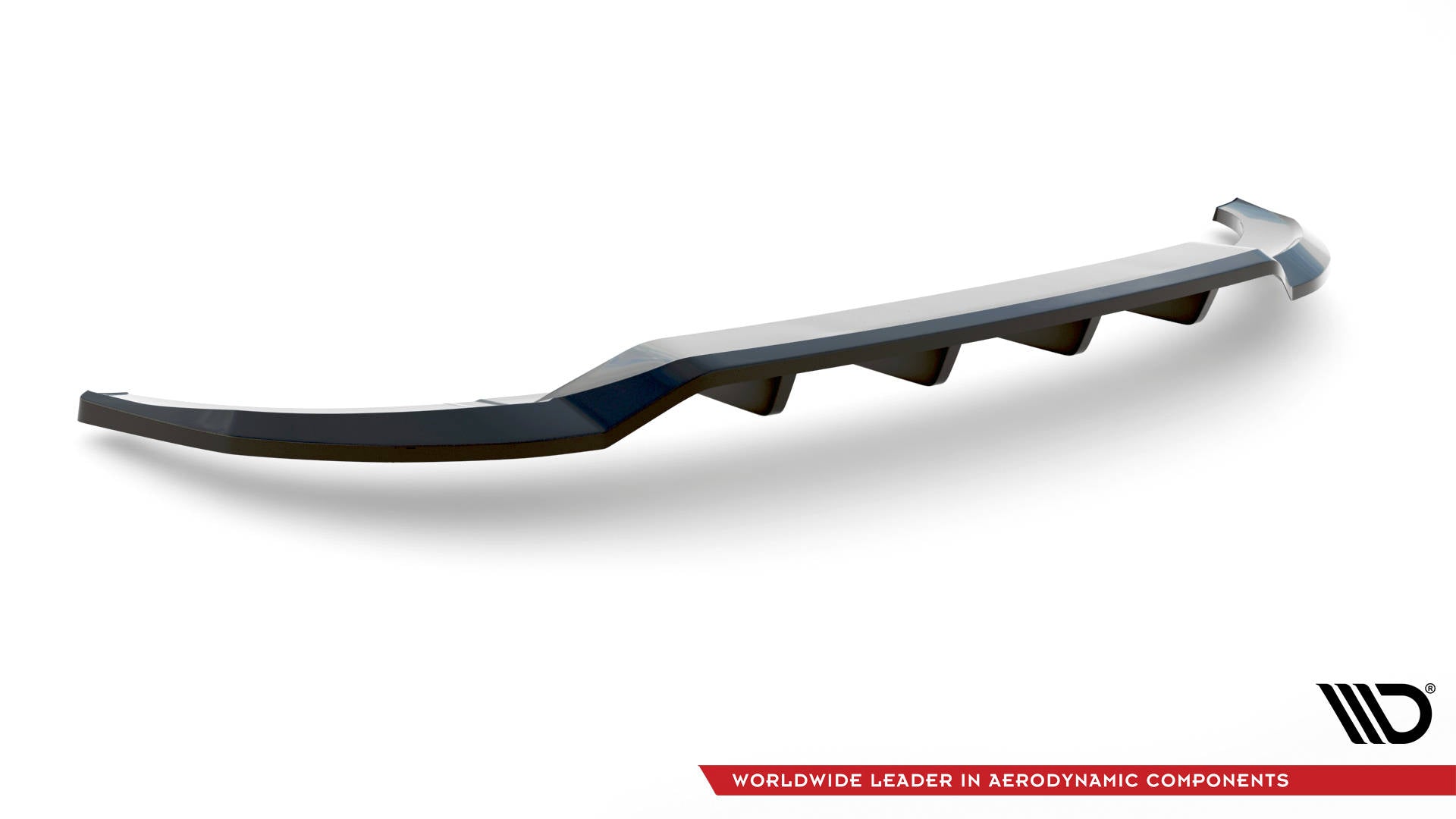 Maxton Design Street+ Mittlerer Diffusor RACE passend für Audi A3 Sportback 8Y schwarz Hochglanz