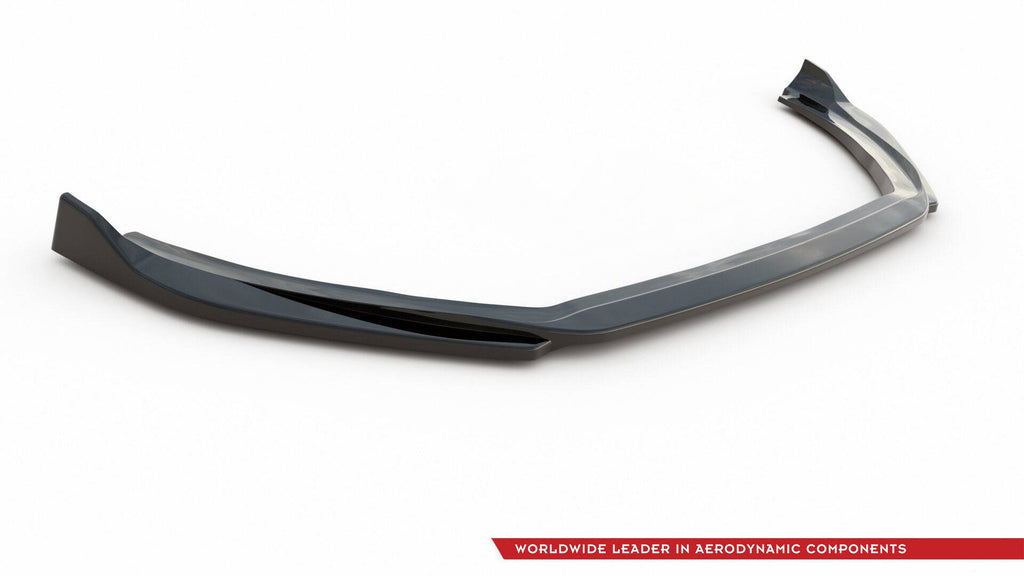 Maxton Design Street+ Spoilerlippe Front Ansatz V.4 passend für Ford Fiesta Mk8 ST / ST-Line schwarz Hochglanz